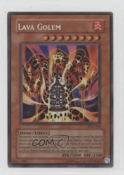 Lava Golem YuGiOh Pharaonic Guardian #PGD-107 2003 05ti - Image 1