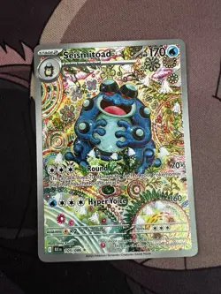 Pokemon TCG Seismitoad 105/086 Illustration Rare Black Bolt VLP - Image 3