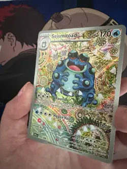 Pokemon TCG Seismitoad 105/086 Illustration Rare Black Bolt VLP - Image 4