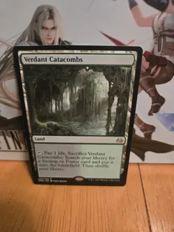 Verdant Catacombs Zendikar Rare Fetch Land Magic: The Gathering Card - Image 1