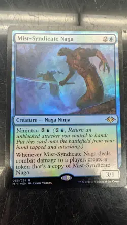 Mist-Syndicate Naga Modern Horizons Foil Magic Card - Image 1