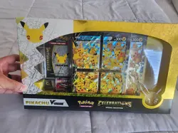 Pokemon TCG Celebrations Special Collection Pikachu V Union Box Factory Sealed - Image 1