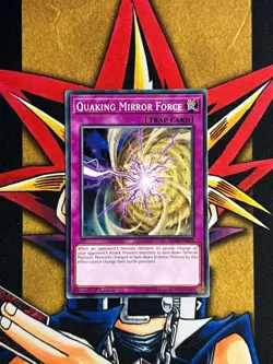 LEDD-ENB23 Quaking Mirror Force Common 1st Edition NM Yugioh Card - Image 3