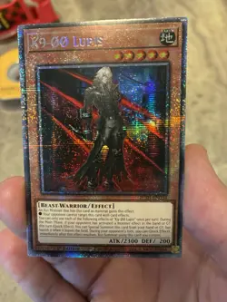 Yugioh! TCG - K9-00 Lupis - Starlight Rare - Justice Hunters - JUSH-EN034 - 1st - Image 1