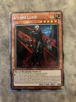 Yugioh! TCG - K9-00 Lupis - Starlight Rare - Justice Hunters - JUSH-EN034 - 1st - Image 2