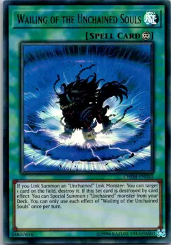 CHIM-EN055 Wailing Of The Unchained Souls Ultra Rare VLP Yugioh Card - Image 1
