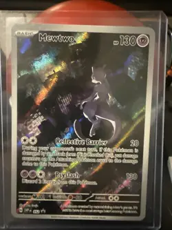 Mewtwo Black Star Promo 052 SVPEN Full Art 151 Pokemon Card - Image 1