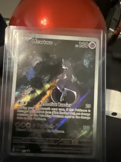 Mewtwo Black Star Promo 052 SVPEN Full Art 151 Pokemon Card - Image 2