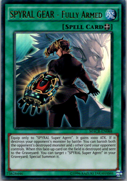 MACR-EN088 SPYRAL GEAR - Fully Armed Ultra Rare 1st Edition NM Yugioh Card - Image 3