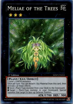 SHSP-EN055 Meliae Of The Trees Secret Rare 1st Edition VLP Yugioh Card - Image 1