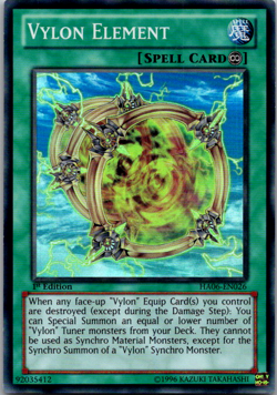 HA06-EN026 Vylon Element Super Rare 1st Edition VLP Yugioh Card - Image 3