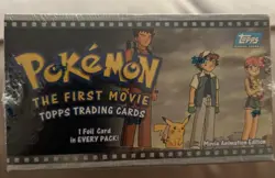 Topps 1999 Pokemon The First Movie Booster Box Blue Logo - Sealed 752 "rainbow"  - Image 3