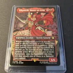 MTG Gilgamesh, Master-at-Arms 338 Borderless Regular Rare Final Fantasy FIN - Image 2