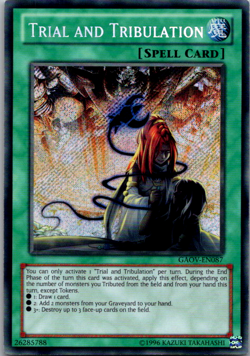 GAOV-EN087 Trial And Tribulation Secret Rare Unlimited Edition VLP Yugioh Card - Image 3