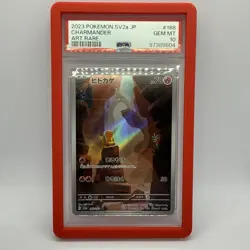 PSA 10 Charmander Art Rare AR 168/165 Japanese sv2a Pokemon Card Game 151 2023 - Image 2