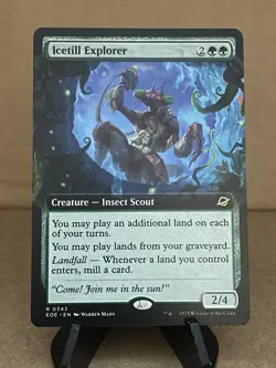 MTG Icetill Explorer Extended Art Foil Edge of Eternities Rare 0343 - Image 1