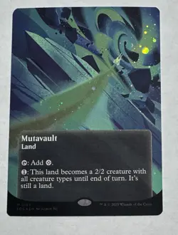Mutavault - GALAXY FOIL BORDERLESS 163 - Stellar Sights - NM MTG - Image 1
