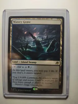 MTG- Watery Grave - Edge of Eternities - Rare Land - Shock Land - NM/M - Image 3