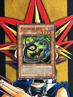 CDIP-EN003 Cyberdark Keel Super Rare 1st Edition MP Yugioh Card - Image 1