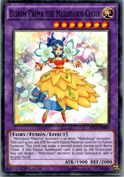 SP17-EN041 Bloom Prima The Melodious Choir Star Foil Rare NM Yugioh Card - Image 1