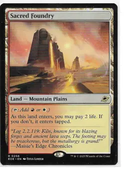 Sacred Foundry - Magic the Gathering -Edge of Eternities (EOE) MTG Rare - Image 1