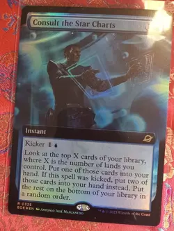 FOIL EXTENDED Consult the Star Charts Edge of Eternities MAgic The Gathering MTG - Image 1