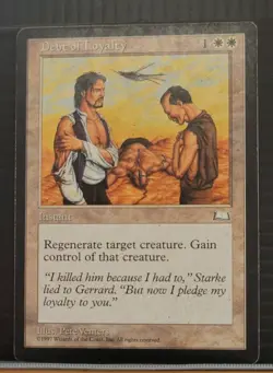 mtg DEBT OF LOYALTY MP Weatherlight Reserve List -Argo- - Image 1