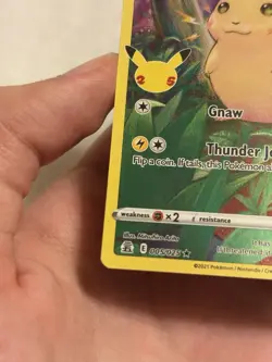 Pikachu 005/025 Celebrations Holo PokÃ©mon Trading Card Game Tcg Near Mint - Image 7