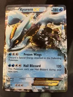 Kyurem EX BW37 - Black & White - Black Star Promo Holo Pokemon Card Water Type - Image 1
