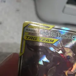 Pokemon English Card Sun & Moon Promo Umbreon Darkrai GX SM241 Full Art - Image 3