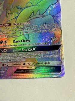 Darkrai GX 158/147 Rainbow Secret Rare Burning Shadows Sun & Moon Pokemon TCG - Image 4