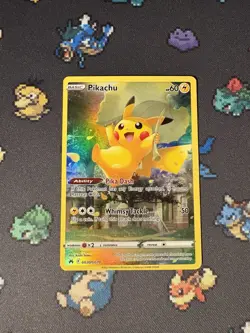 PokÃ©mon Card Pikachu GG30/GG70 Full Art Galarian Gallery Crown Zenith - (NM) - Image 1