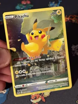 PokÃ©mon Card Pikachu GG30/GG70 Full Art Galarian Gallery Crown Zenith - (NM) - Image 2