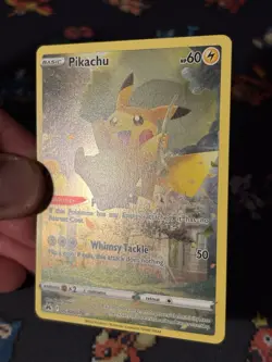 PokÃ©mon Card Pikachu GG30/GG70 Full Art Galarian Gallery Crown Zenith - (NM) - Image 3