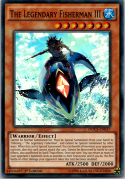 DOCS-EN017 The Legendary Fisherman III Super Rare 1st Edition VLP Yugioh Card - Image 3