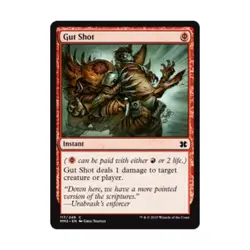WOTC MtG Modern Masters 2015 Gut Shot (C) NM - Image 1