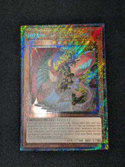YuGiOh! Fire King High Avatar Garunix RA04-EN194 Platinum Secret Rare 1st Ed. - Image 1
