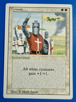 1 Banned Crusade | Revised Edition (3ED) | Magic MTG | 1994 | NM Near Mint - Image 1