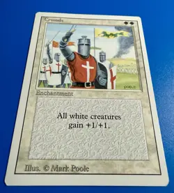 1 Banned Crusade | Revised Edition (3ED) | Magic MTG | 1994 | NM Near Mint - Image 5