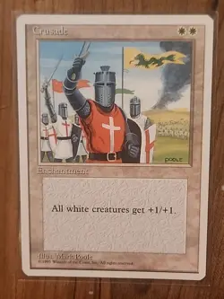 MTG Crusade Rare Unplayed Near Mint WotC  - Image 1