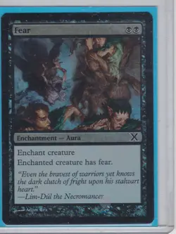 Fear, MTG 10th Edition Foil - Image 1
