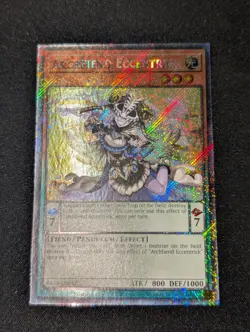 Yugioh! Archfiend Eccentrick - RA04-EN017 - Platinum Secret Rare - 1st Edition  - Image 1