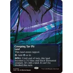 CREEPING TAR PIT (054) (BORDERLESS) X4 Edge Of Eternities: Stellar Sights MTG - Image 1