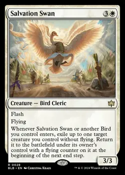 Salvation Swan - Foil, Bloomburrow, Near Mint x 1 MTG - Image 1