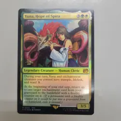 Error Card Mtg Spirah'S Hope Yuna Foil Stamping Prerelease English - Image 1