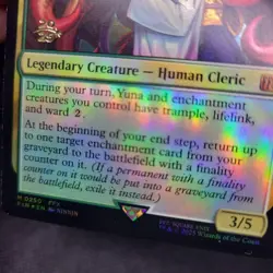 Error Card Mtg Spirah'S Hope Yuna Foil Stamping Prerelease English - Image 4