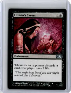 Magic the Gathering MTG Core Set 2011 M11 Liliana's Caress NM - Image 1