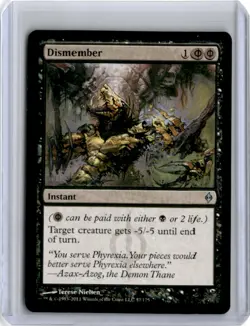 Dismember - New Phyrexia - NM/LP - Magic the Gathering MTG - Single - Image 1