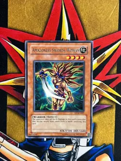 TP7-EN007 Amazoness Swords Woman Rare Tournament Pack 7 VLP Yugioh Card - Image 1