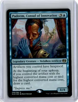 FOIL Padeem, Consul of Innovation ~ Kaladesh  Near Mint   Magic MTG - Image 1